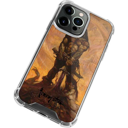 Frazetta Barbarian iPhone 13 Pro Clear Case